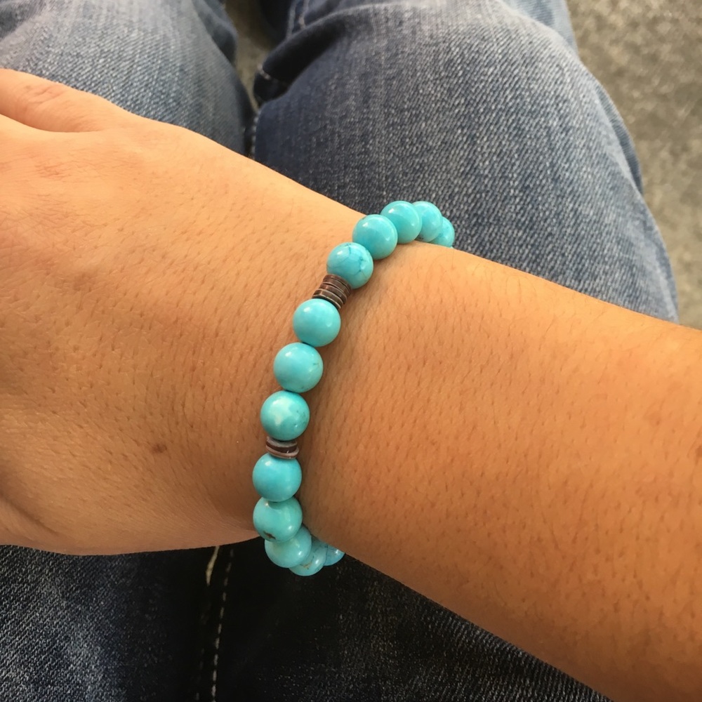 Turquoise Beaded Bracelet - Picture 4 of 4