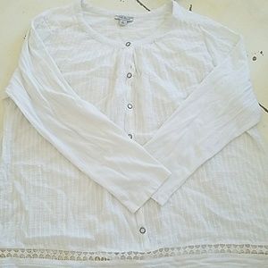 BNWOT Lucky Brand Linen Shirt