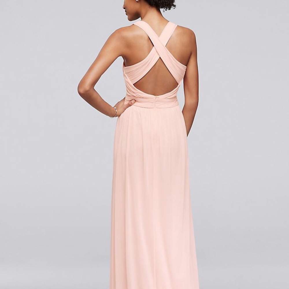 David’s Bridal Long Bridesmaid Dress