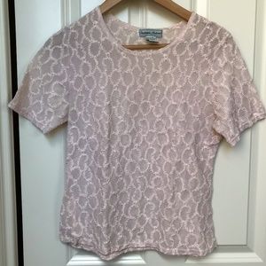 Vintage Light Pink Top