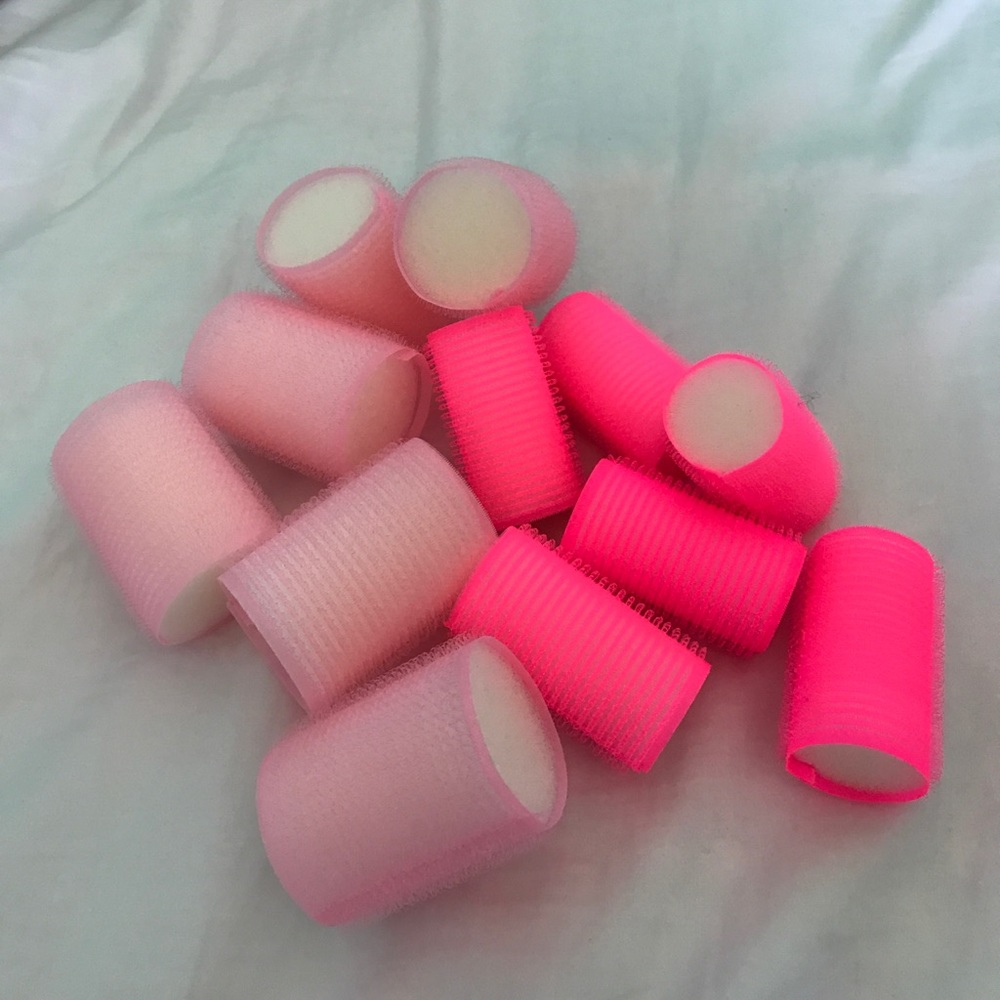 Foam hair curlers