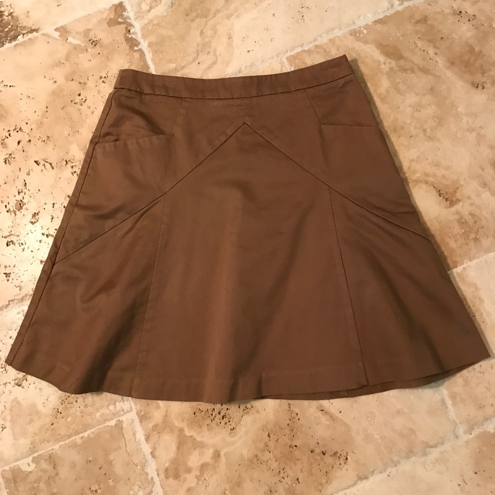 Express Brown Skirt Size 6