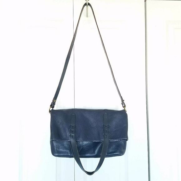 🔶SOLD🔶 Madewell Dylan Convertible Tote Bag, Navy - Picture 4 of 8