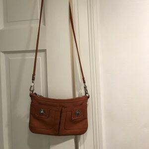 Marc Jacobs Percy Turnlock crossbody- Brown