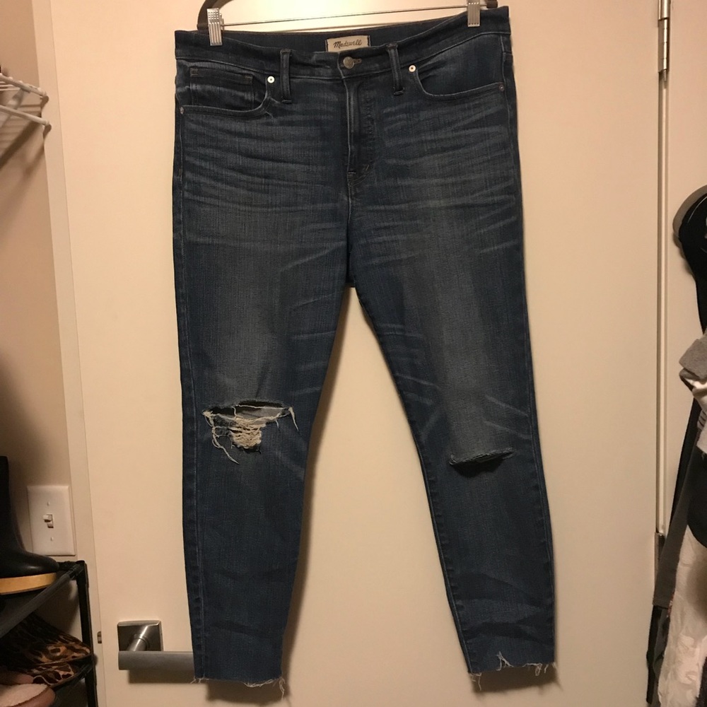 Madewell 9" High-Rise Skinny Crop Jeans - Picture 2 of 3