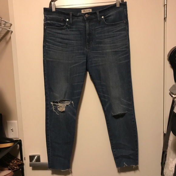 Madewell 9" High-Rise Skinny Crop Jeans - Picture 2 of 3