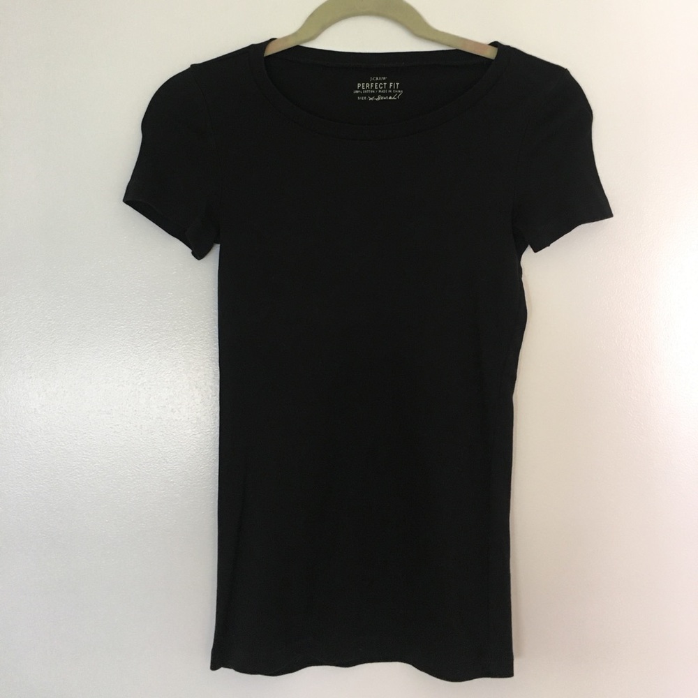 Black J. Crew Perfect Fit T-Shirt