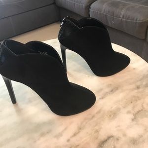 Nine West Black Suede Booties Nine West Black Suede Booties