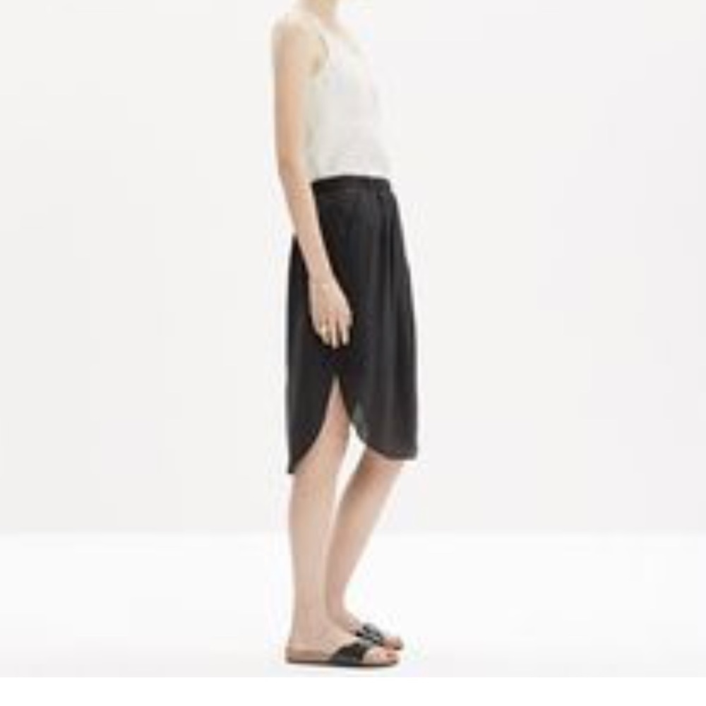 Madewell scoop hem island skirt
