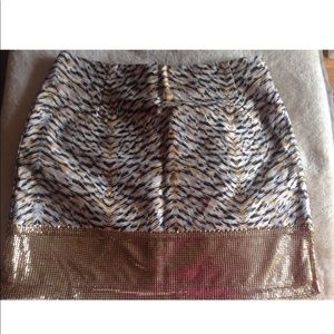 💕NWOT H&M Animal Print Sequins Mini Skirt💕
