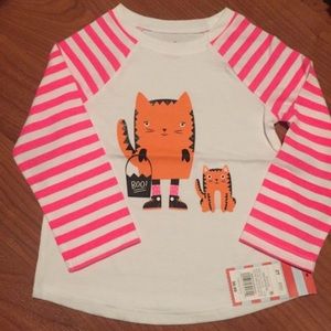 Cat & Jack Halloween Shirt Girls New with tags