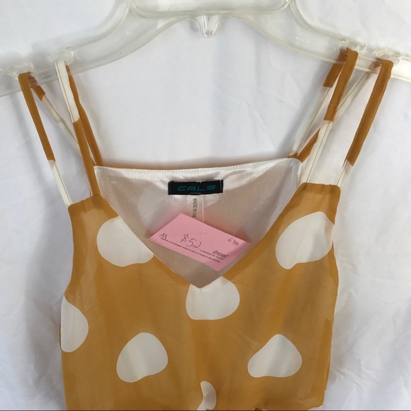 Itsy Bitsy Teenie Weenie Yellow Polka Dot Dress - Picture 4 of 7