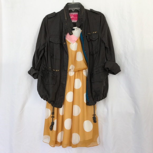 Itsy Bitsy Teenie Weenie Yellow Polka Dot Dress - Picture 6 of 7