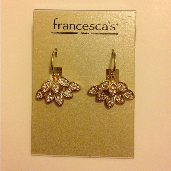 Francesca's CZ drop earrings - Picture 1 of 3