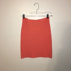 BCBG Coral Banded Skirt