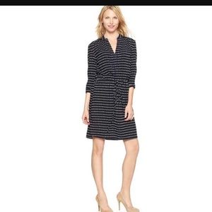 Gap raindrop pullover shirtdress
