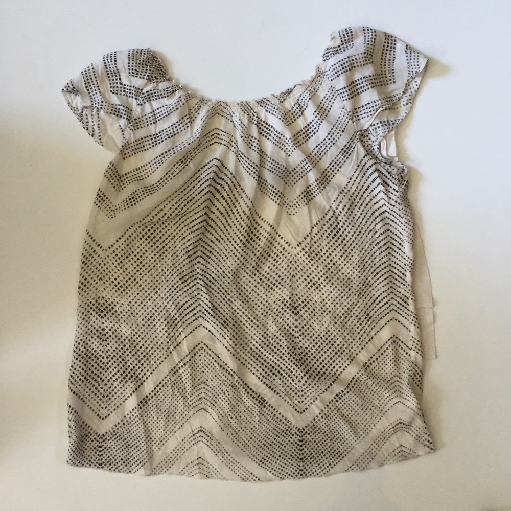 GAP bow back print top