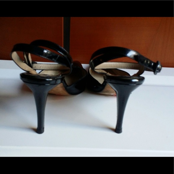 MANOLO BLAHNIK  patent leather double strap pumps - Picture 3 of 8