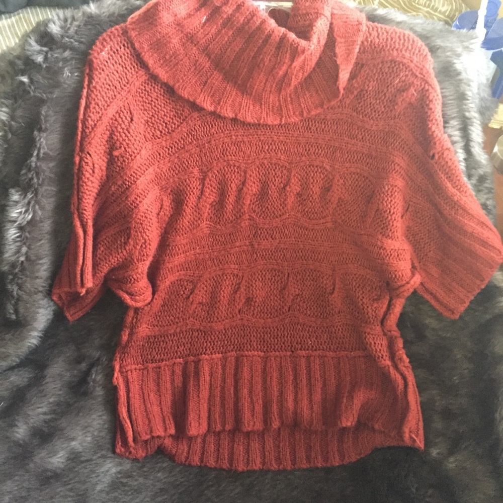 Orange fall sweater