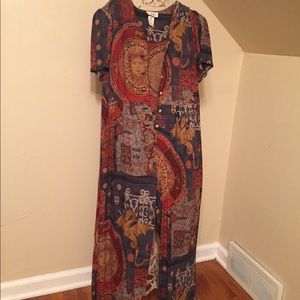 Short sleeve vintage jumpsuit!!