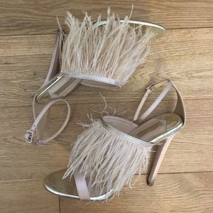 Topshop Feather Stilettos