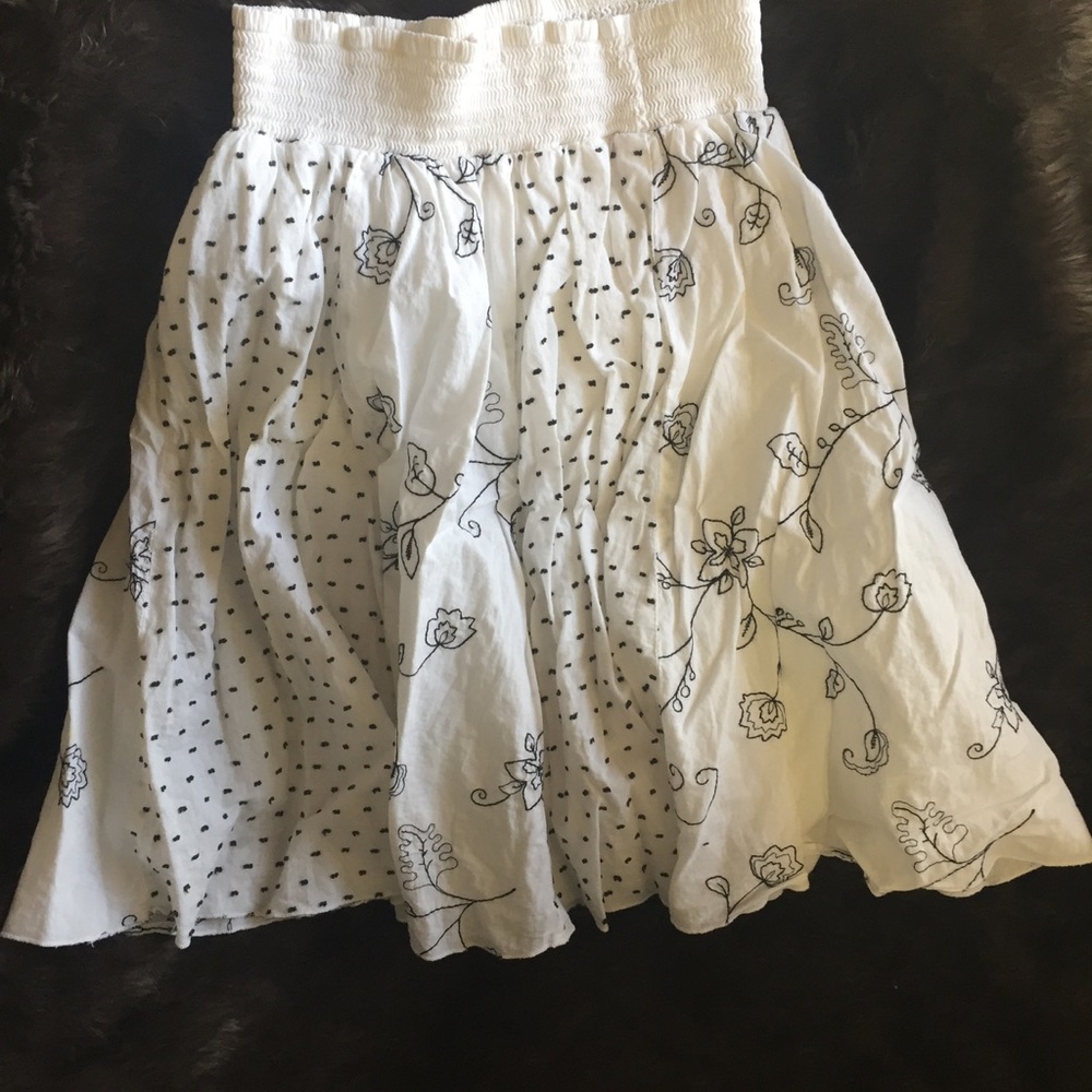 Black and white skirt