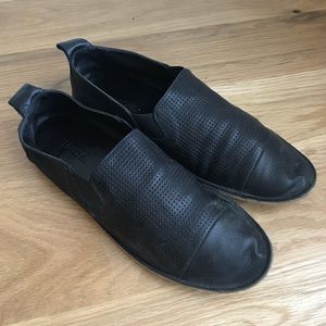 Vince perforated slip-on flats