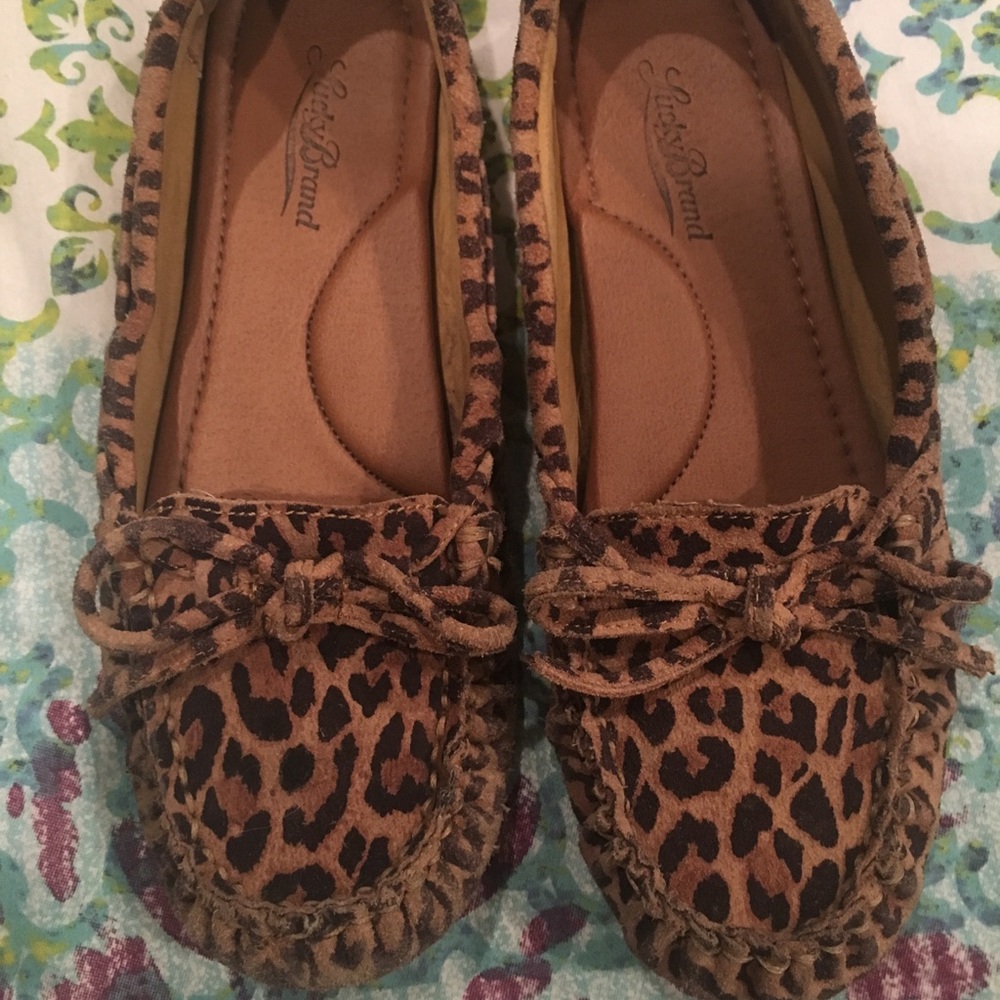 Lucky Brand Cheetah Loafers