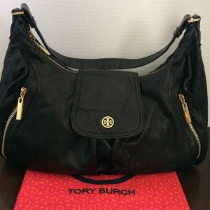 Tory Burch Black Hobo Shoulder Bag
