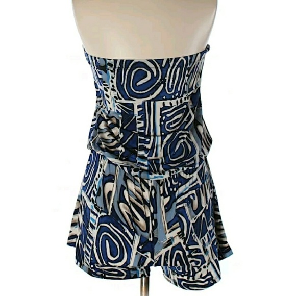 Geometric Print Romper - Picture 2 of 2