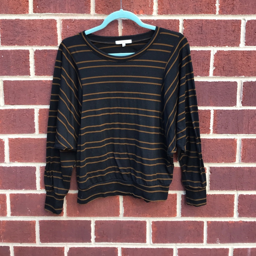 Striped dollman tee
