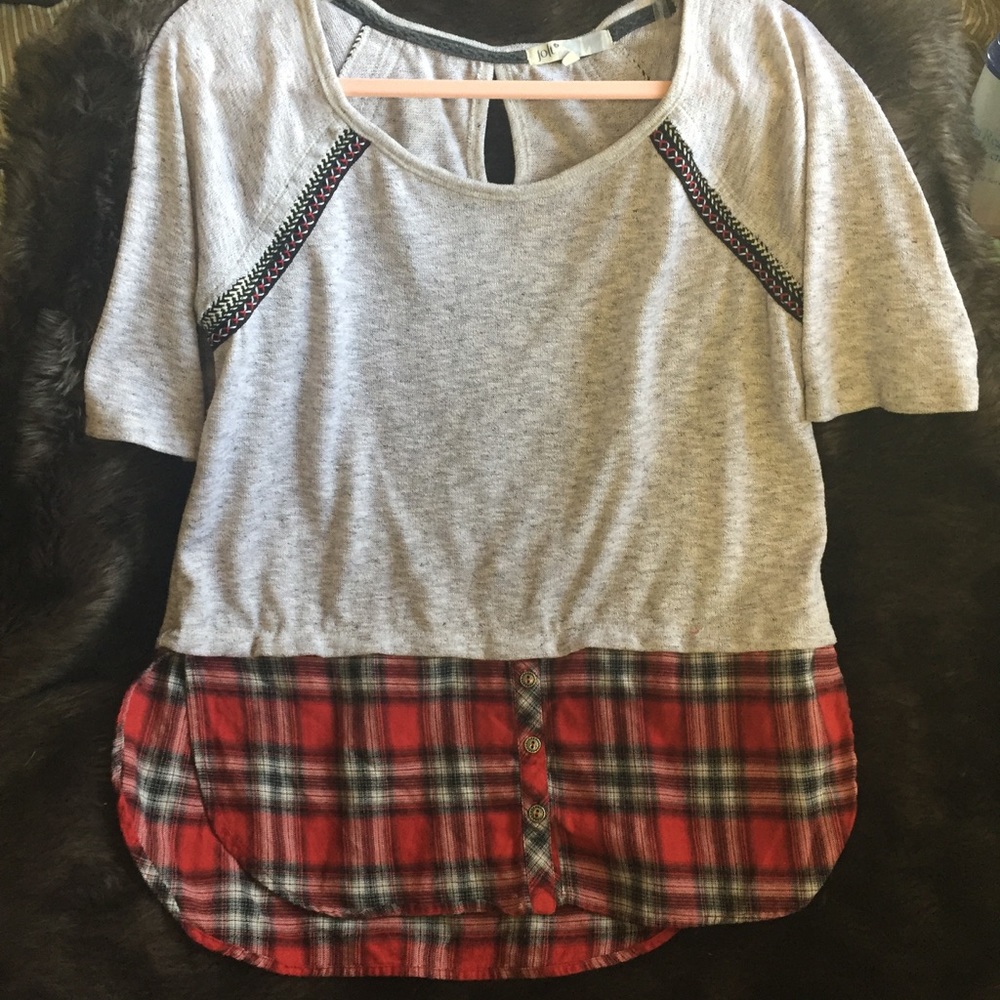 Plaid fall top