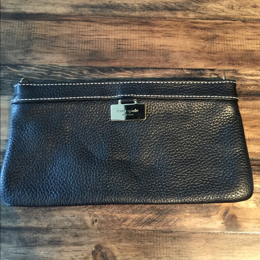 Leather Kate Spade clutch