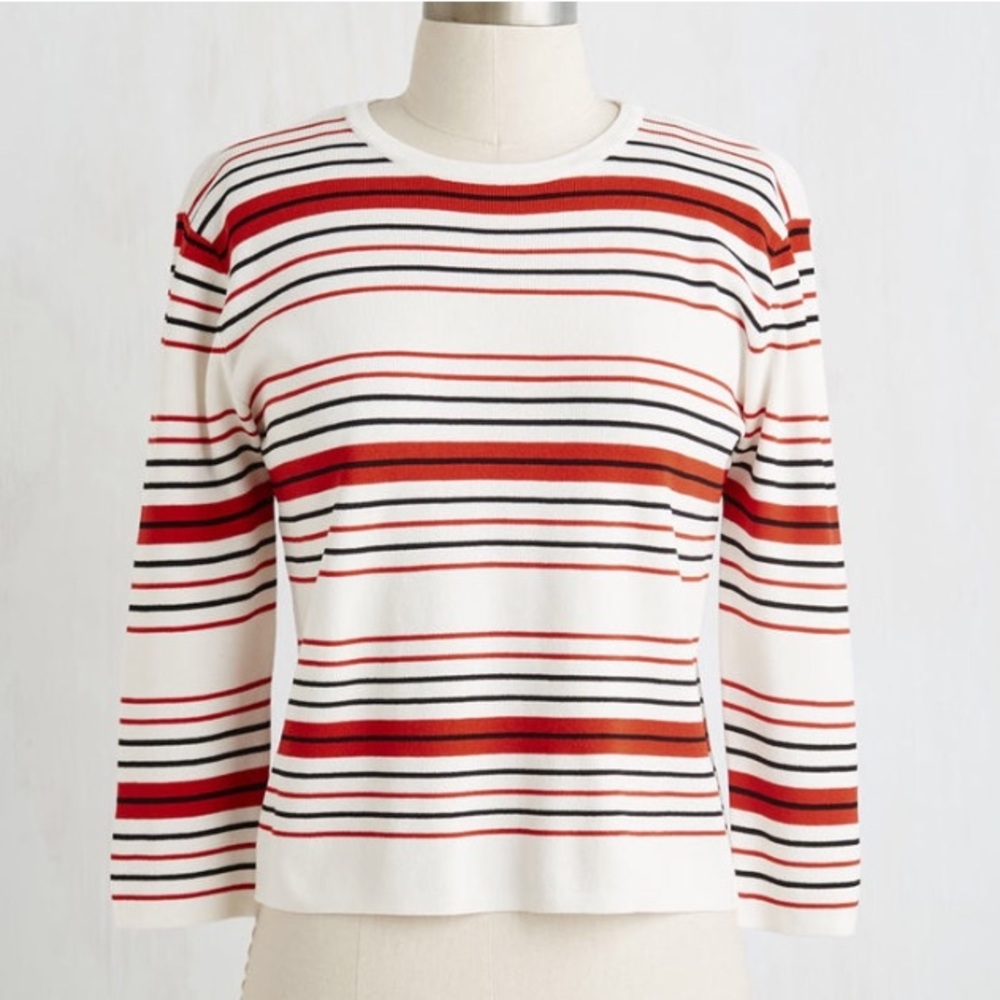 English Factory lightweight striped sweater!
