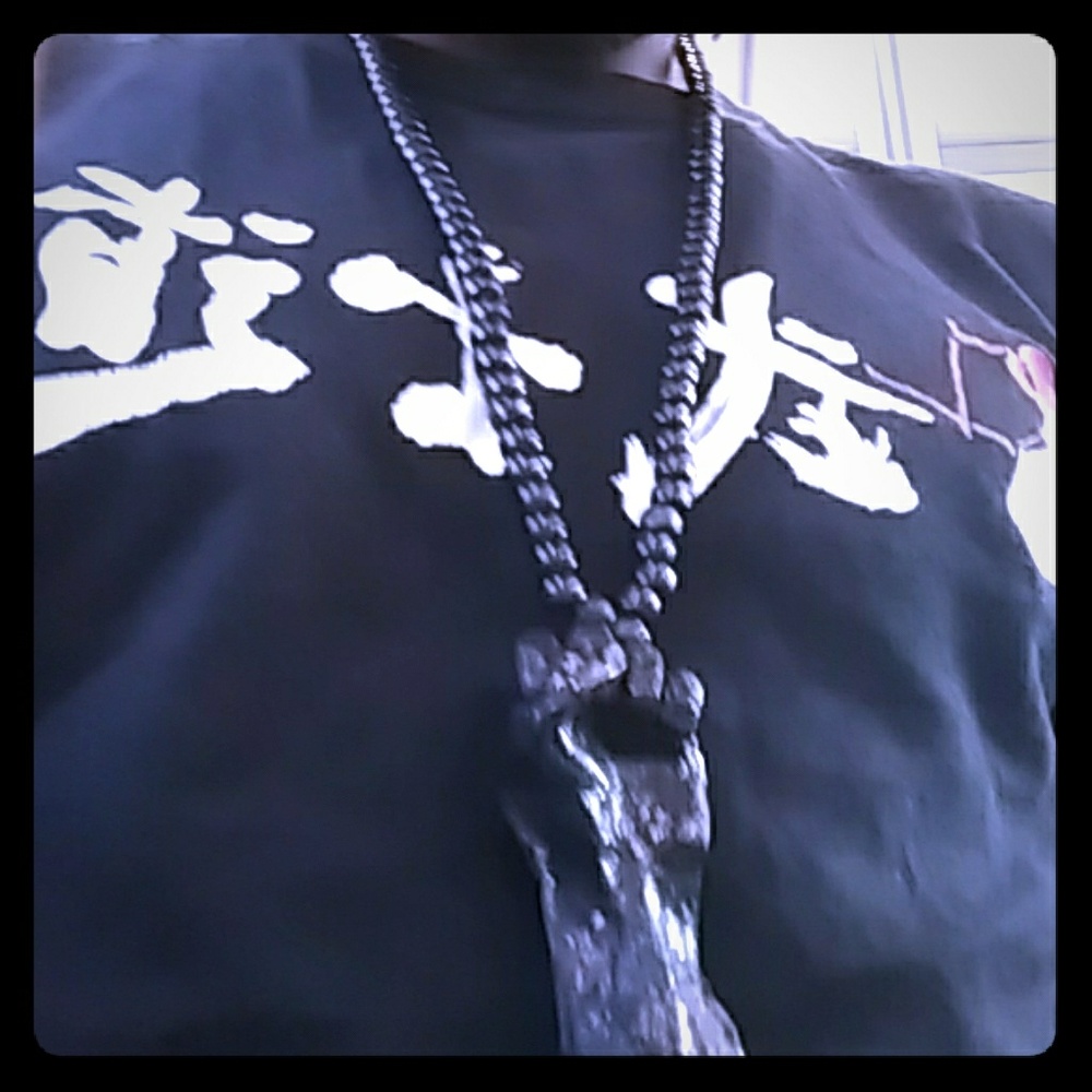 A civil rights black panther black chain