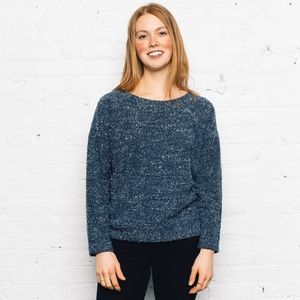 Make It Good ‘Pebble Knit Sweatshirt’ – blue, M