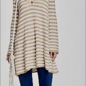 Anthropologie Free People Swing Tunic Sweater