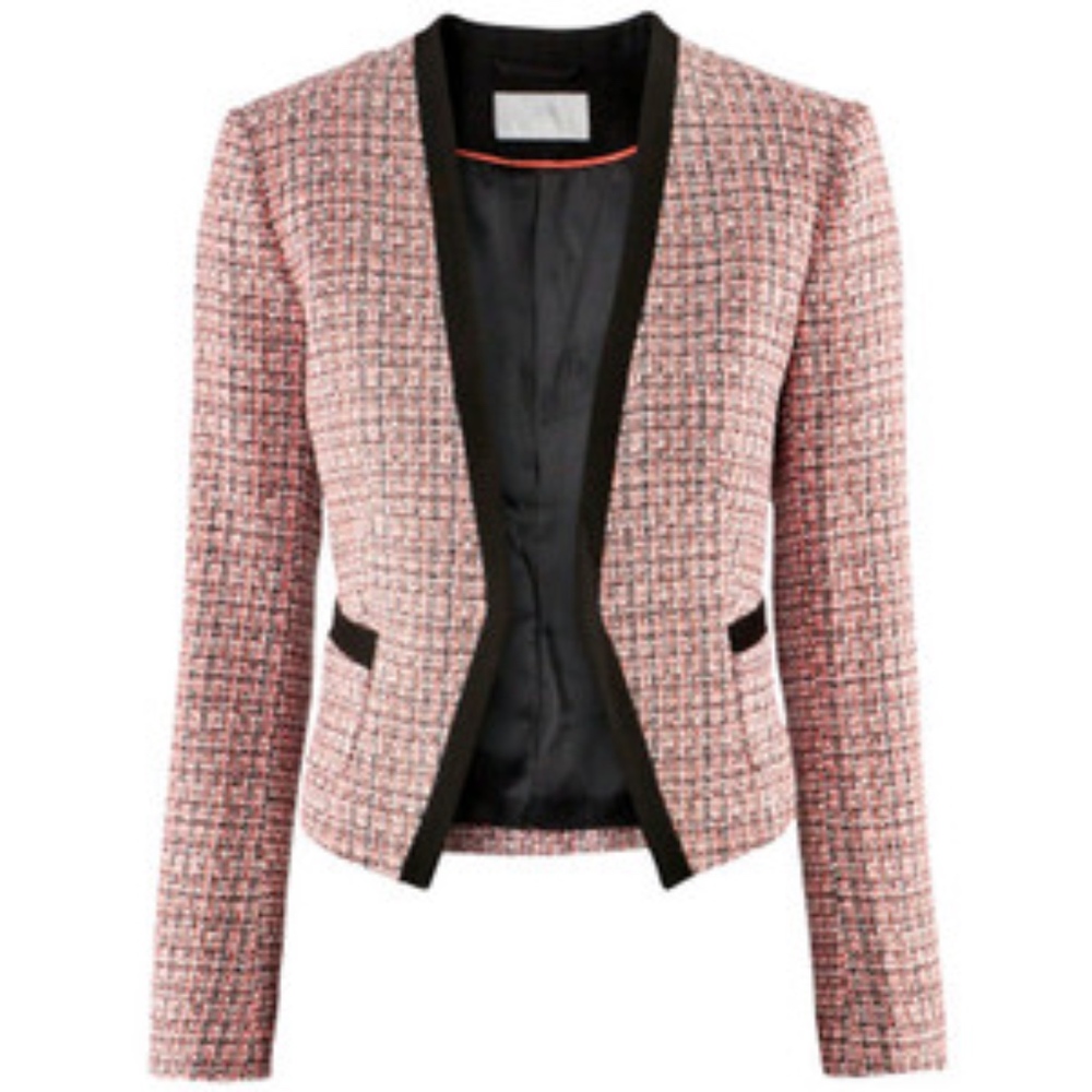 H&M Boucled Tweed Blazer