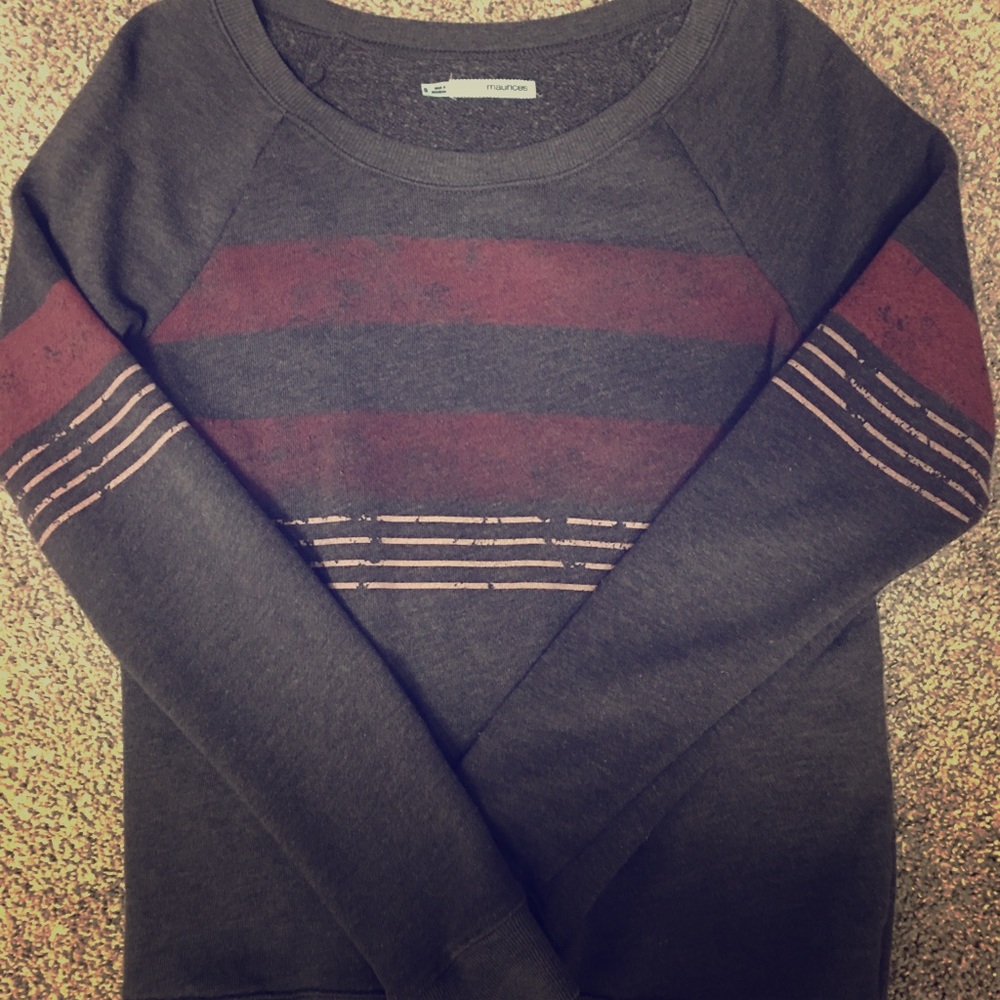 Dark grey sweatshirt from Maurices