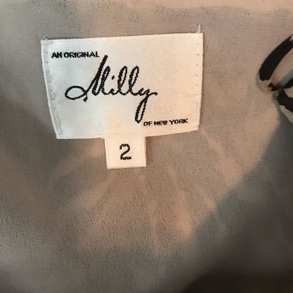 Milly zebra print silk dress size 2 - Picture 7 of 9