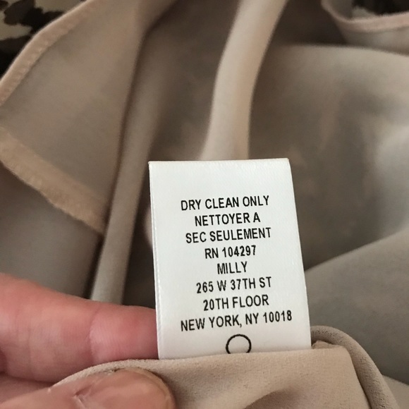 Milly zebra print silk dress size 2 - Picture 8 of 9