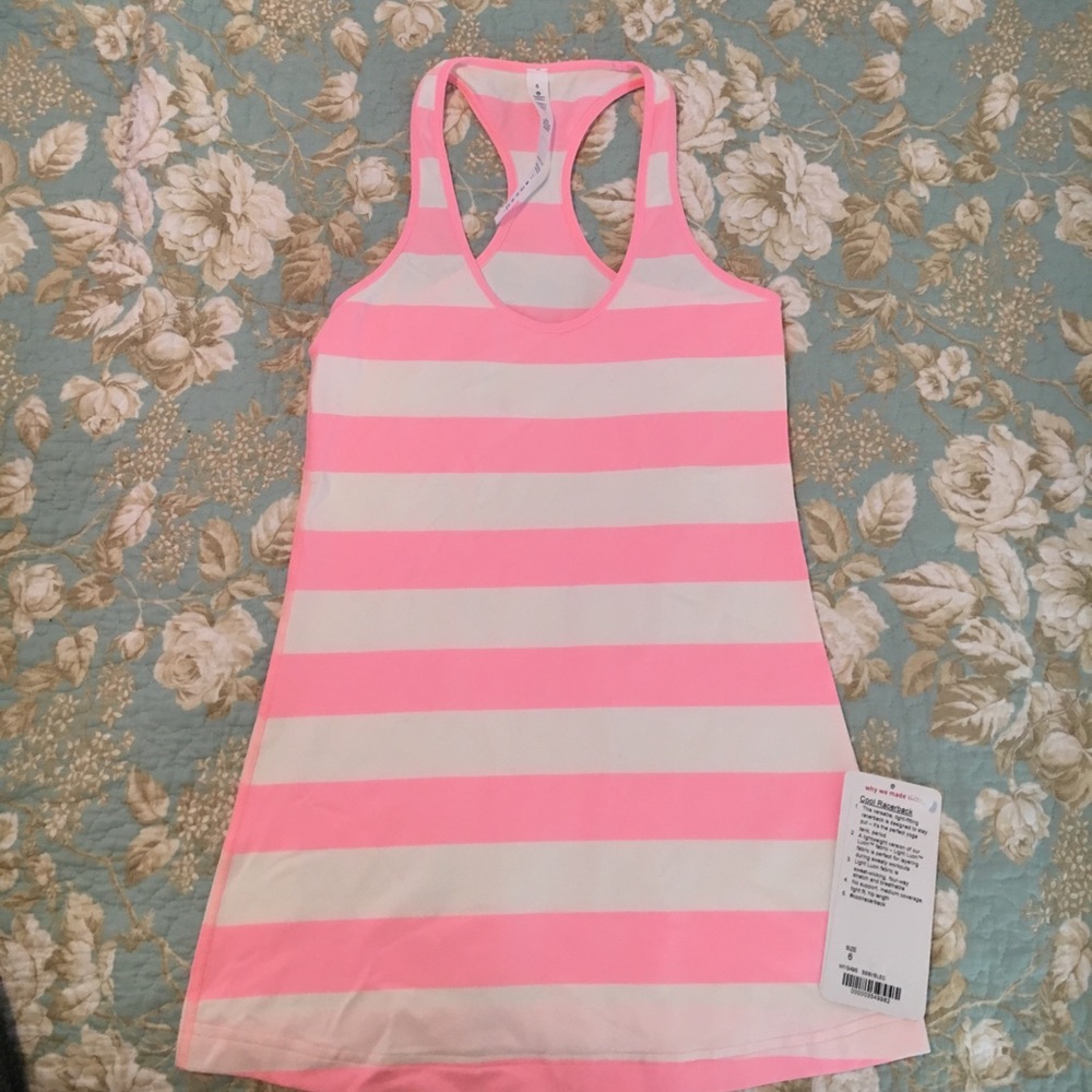 New with tags lululemon cool racerback tank size 6