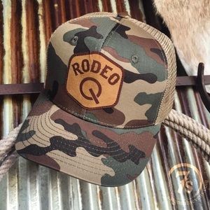 Rodeo Q Camo trucker hat Rodeo Q Camo trucker hat