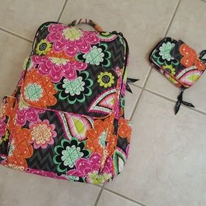 Vera Bradley Backpack and Wallet Set Vera Bradley Backpack and Wallet Set