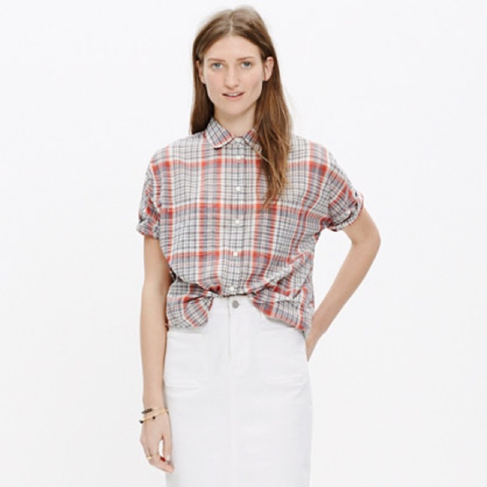 Madewell Plaid Courier Shirt