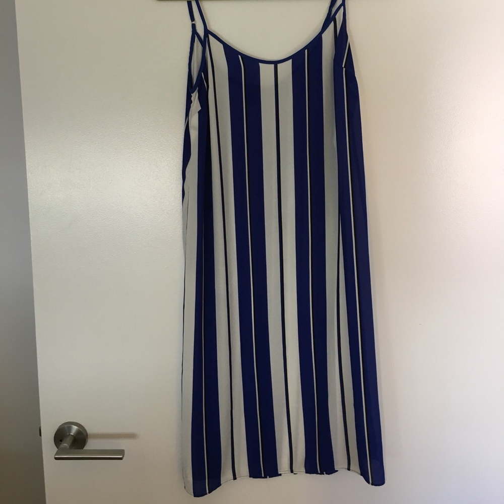 Striped J. Crew Beach Cover Up