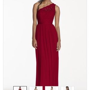 David's bridal bridesmaid dress