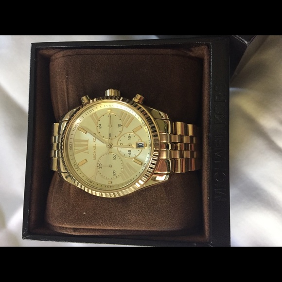 KORS Michael Kors Accessories - MICHAEL KORS Women’s chronograph gold watch
