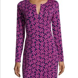 Diane von Furstenberg Reina Floral-Check Dress