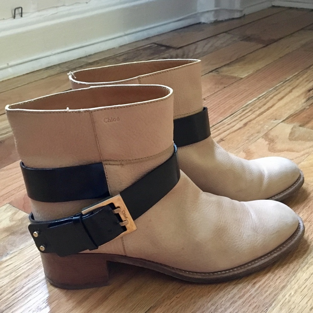 🍬CHLOE  Motorcycle/ Biker Booties